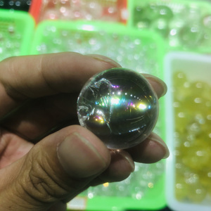 Bóng cầu thạch anh trong suốt tự nhiên chất lượng cao, kích thước nhỏ, dùng trong phong thủy và trị liệu Reiki - Product Image 3