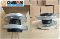 Accouplement d'absorption des chocs de qualité industrielle Offre Spéciale Joint de dilatation en caoutchouc EPDM à soufflet à bride flexible pour tuyaux haute pression
