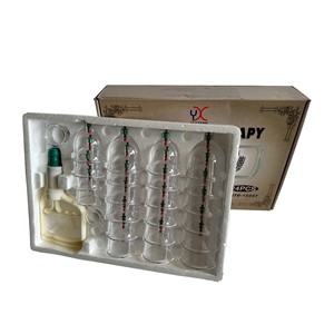 Ensemble de ventouses d'aspiration sous vide <span class=keywords><strong>Hijama</strong></span> en plastique 24 pièces - Product Image 1