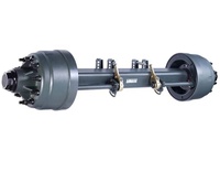 Kit d'essieu en acier de 15 tonnes haute performance pour camions et semi-remorques, essieu de remorque américain, fourni directement par l'usine
