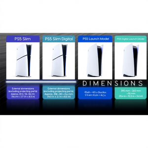 เครื่อง PS5 มือสอง ความจุ 1TB พร้อมส่ง มีสินค้าในสต็อก รองรับแผ่นบลูเรย์/เวอร์ชันดิจิทัล พร้อมวิดีโอเกม - Product Image 4