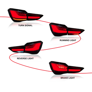 Fanale posteriore a LED completo 12V per <span class=keywords><strong>BMW</strong></span> X1 F48 2016-2019, aggiornamento e modifica con funzione freno e indicatore di direzione - Product Image 4