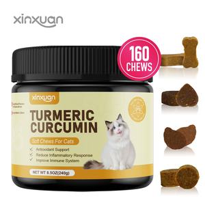 猫のためのカスタムウコンクルクミンソフトチューペットヘルスケアサプリメント治療食品容易炎症炎症酸化防止心臓血管 - Product Image 1