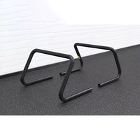 Barres parallèles NJ 17,5 x 14 pouces, barres de pompes et de dips pour exercices de calisthénie, mini barres de gymnastique pour tractions et dips