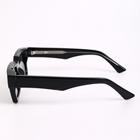 LBASHADES S2605 Lunettes de soleil tendance à monture intégrale UV400, petites lunettes carrées, verres PC, branches personnalisables avec logo, unisexe adulte (femmes et hommes)