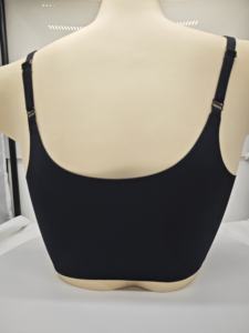 Op maat gemaakte logo dames <span class=keywords><strong>bodysuit</strong></span> met hoge taille tot halverwege de dij, slankende shapewear top, medium buikcontrole, ademend en naadloos - Product Image 4