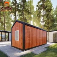 Cbox Upgrade, maison préfabriquée modulaire de luxe de 20 pieds, hôtel-capsule, bar, magasin, villa, toit en pente, conteneur détachable