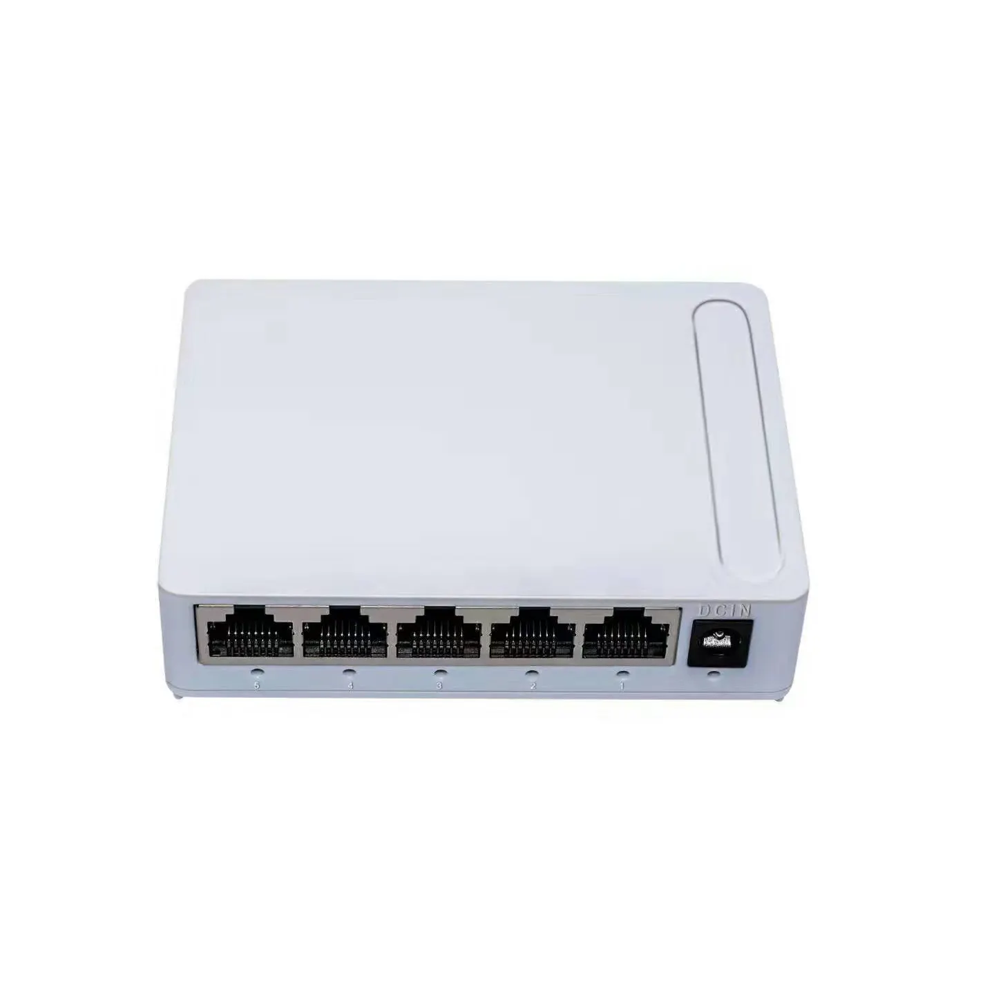 Fiber Optic Ethernet Unmanaged Switch Jaringan Gigabit Switch 5 Port
