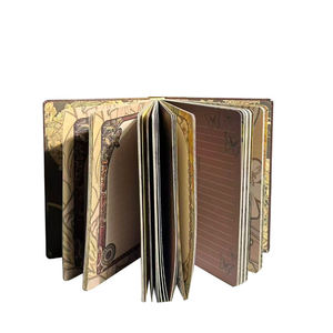 Carnet d'écriture exquis à couverture rigide de style vintage gravé avec impression - Product Image 2