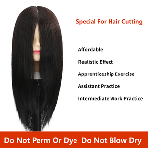 Tête <span class=keywords><strong>de</strong></span> Mannequin <span class=keywords><strong>de</strong></span> <span class=keywords><strong>coiffeur</strong></span> professionnel <span class=keywords><strong>de</strong></span> vente directe d'usine spéciale pour pratiquer la coupe <span class=keywords><strong>de</strong></span> cheveux - Product Image 2