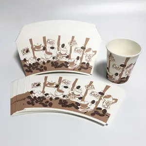 High bulk fan cup paper factory food grade tea paper cup raw material with PE coated