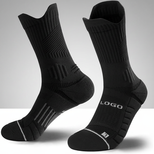 Custom Sports <strong>Coolmax</strong> Compression Running <strong>Socks</strong> Cushion Crew Anti-Blister Moisture Wicking Athletic Hiking <strong>Socks</strong> - Product Image 1