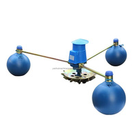 Type de turbine solaire oxygène étang à poissons pompe flottante aérateur de pisciculture aérateur de surface pour pisciculture