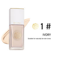 Fond de Teint Liquide Marque Blanche Imperméable Longue Tenue Logo Personnalisé Couvrance Totale Crème Légère Maquillage Vente en Gros Faible MOQ