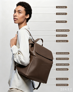 Bolsa de Pañales de Nailon para Mamá, Moderna, con Luz Nocturna, Estilo Nuevo, Logotipo Personalizado, Gran Capacidad, Organizador de Pañales para Bebé de Viaje - Product Image 1