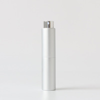 5ml Portable or noir mat aluminium métal torsion décanter recharge rechargeable parfum atomiseur pompe vaporisateur bouteille