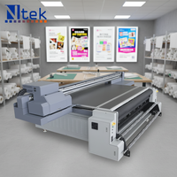 Mesin Printer UV Roll to Roll Otomatis Multi-Warna 8x4 ft untuk Pencetakan Marmer/Kaca/Logam/Kayu