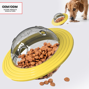 Diseño en forma de OVNI, rompecabezas ecológico para mascotas, dispensador de alimentador, juguete de entrenamiento, fugas de perros, comida, juguetes de movimiento interactivos para mascotas - Product Image 1
