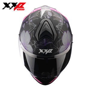 Casque de moto intégral violet ABS à libération rapide, double visière XXP DRAKEN S, course de motocross, NOUVEAU XXL certifié DOT/ECE/CCC - Product Image 3