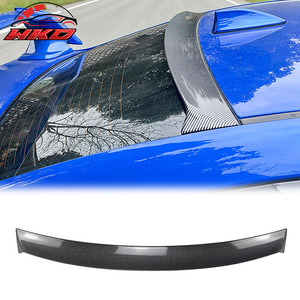 Convient pour Subaru WRX 2015-2021, style IKON, becquet de toit en fibre de carbone imprimée - Product Image 1