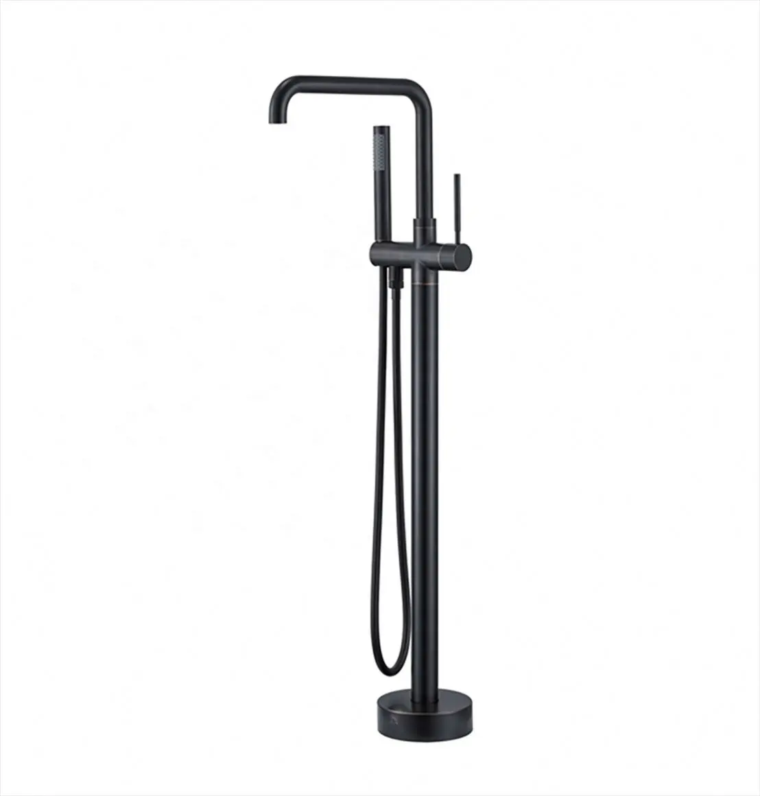 Novo Produto Brass Round Single Handle Banheira autônoma e torneira do chuveiro Mixer Standing Shower