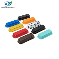 Moules à pâtisserie à emporter, mini moules à tarte jetables colorés, plateaux à gâteaux rectangulaires en aluminium avec couvercles, résistants au four