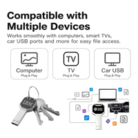 Memoria USB 2.0 de Lujo con Forma de Llave UM68, Nueva Memoria USB Metálica con Logotipo de Marca Personalizado con Láser LED, Retención de Datos de 10 Años, CE OHs