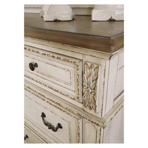 Cama King Size Ajustable de Madera Maciza Tradicional Minimalista, con Marco Blanco Tallado a Mano y Diseño de Cabecera Tapizada para Sala de Estar - Product Image 6