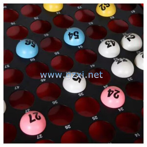 Ensemble de boules de <span class=keywords><strong>bingo</strong></span> personnalisées de 40 mm sans couture avec boules de loterie numérotées de 1 à 75, avec impression de logo, adapté aux jeux en direct - Product Image 2