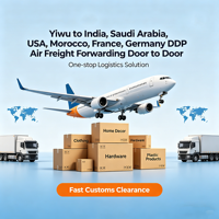 Transitaire A-level DDP Air+Express de Yiwu vers l'Inde, l'Arabie Saoudite, les États-Unis, le Maroc, la France, l'Allemagne, livraison porte-à-porte en 5-10 jours