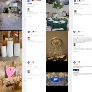 <span class=keywords><strong>Centrotavola</strong></span> <span class=keywords><strong>Moderno</strong></span> di Alta Qualità in Ferro Elettroplaccato Oro per Decorazioni da Tavolo per Matrimoni - Product Image 6