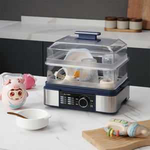 Vaporera Eléctrica Doméstica con Bandejas de Acero Inoxidable, Multi-Nivel, Cocina Saludable, Sunsir OEM/ODM - Product Image 2