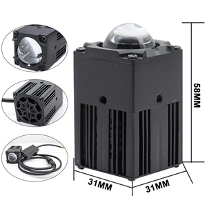 Nouvelle Arrivée - Phare LED Externe Dissimulé pour Calandre de Voiture, Double Couleur, pour Bronco Tout-Terrain, Feu de Brouillard Avant 12V 100W - Product Image 2