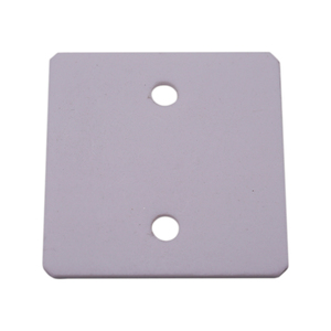 Joint carré en nylon blanc d'usine avec trous de fixation - Joint d'étanchéité isolant - Product Image 3