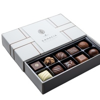 Chocolats blancs Emballage de fraise Mini boîtes de praliné Emballage de boîtes de chocolat coulissantes vides