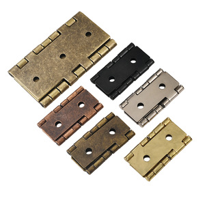 Furniture Hinge Iron Chinese Style Flat H Type 30 25 15mm <b>Surface</b> Mount Durable Plated - Product Image 5