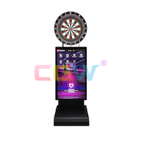 CGW Dartspiele für Zuhause, Flechette-Maschine, Online-Videospiel-Dartmaschine mit Münzeinwurf
