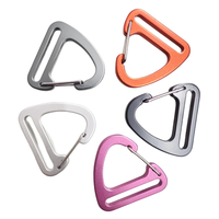 Accessoires de bagages légers en aluminium aéronautique 20/25/32/38 mm, boucle à clip, boucle triangulaire en métal de 25 mm pour sacs à dos