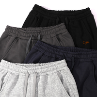 Pantalones Deportivos de Felpa Gruesa de Alta Calidad YKH de 400 g/m², Diseño Personalizado, Pantalones Deportivos de Pierna Ancha para Hombre
