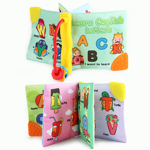 Livre en tissu personnalisé OEM, livres souples pour bébés, livres d'activités souples, jouets à bruit froissé pour l'éducation précoce des bébés - Product Image 3