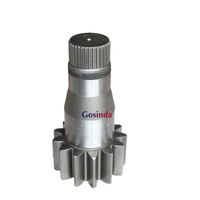 2044634 ZAX200 ZX200 ZX210 EX200-6 Ekskavatör için Salıncak Redüktör Pinyon Mili 42CrMo Alaşımlı Çelik 11T/17T Dişli