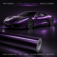Film de protection PPF auto-cicatrisant, résistant aux UV, hydrophobe, anti-jaunissement, couleur métallique liquide violette nacrée pour le style automobile