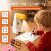 Projecteur de Dessin Intelligent pour Enfants, Jouet de Traçage Artistique IA, Jouet Éducatif Créatif pour l'Apprentissage Artistique des Enfants d'âge Préscolaire
