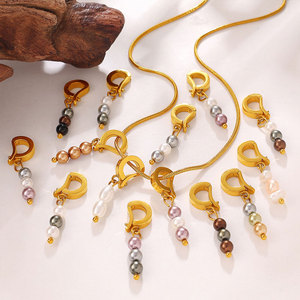 Joyería de Lujo Personalizada, Chapada en Oro de 14k y 18k, Acero Inoxidable 316L, Dijes de Perlas para Pulseras y Collares, Fabricación de Joyería - Product Image 4