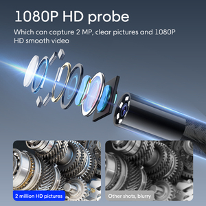 720° Articulerende Borescoop met 5'' Monitor Mechanische Inspectiecamera met 4-weg Joystick Articulatie - Product Image 5