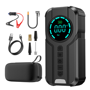 <strong>Best</strong> Seller 150PSI Car Tyre Air Pump Tire Inflator ABS Portable 12V Car Battery Booster <strong>Pack</strong> 1200A Car <strong>Jump</strong> Starter 8000mAh - Product Image 1