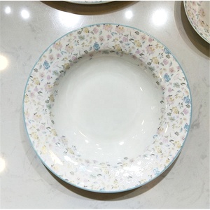 <b>Cheap</b> Price Nordic Pastoral Style Floral Kitchen Accessories Ceramic Dinnerware Plates With Floral - Product Image 4