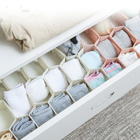 A2796 Boîte de rangement modulaire rectangulaire en aluminium et plastique PP, avec tiroirs, pour sous-vêtements et articles de rangement en vrac, pour l'exportation