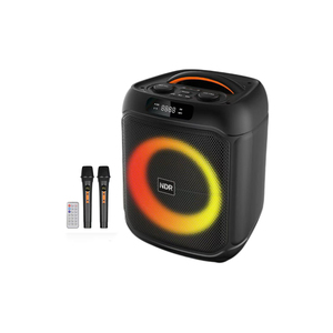 Altavoz Portátil para Fiestas con Luz RGB, Bajos Potentes de 10-30W, Inalámbrico, con Micrófono Incorporado, Control Remoto, Compatible con FM/USB/TF, Karaoke para Exteriores - Product Image 4