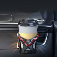 Support de tasse multifonctionnel pour tableau de bord de voiture à LED, étagère de rangement pour boissons, modification automobile